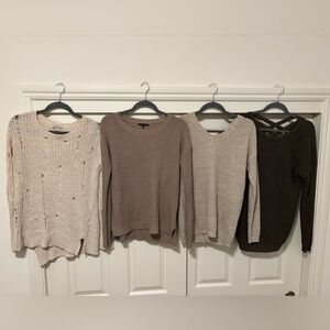 Women’s sweater bundle - Rosy Taupe, Cream and Olive